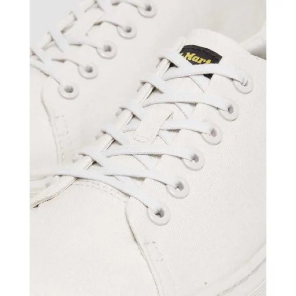 Dr. Martens Unisex Dante Canvas Oatmeal Sneakers Sz W 10 M 9 NEW - Picture 7 of 16
